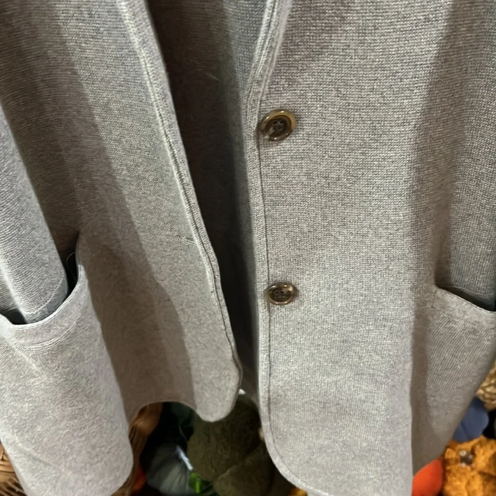J. Crew Light Gray Knit Blazer